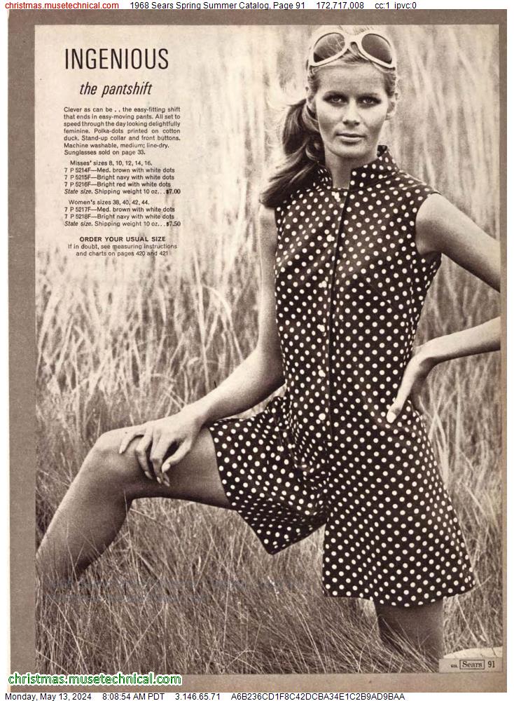1968 Sears Spring Summer Catalog, Page 91