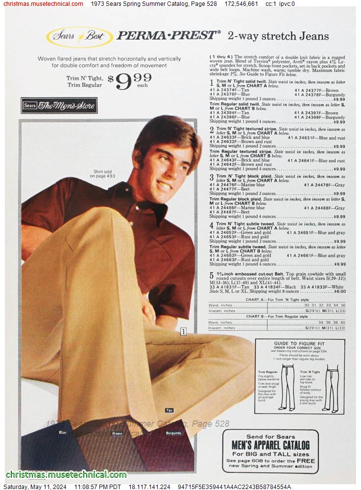 1973 Sears Spring Summer Catalog, Page 528