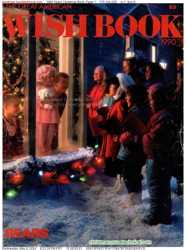 1990 Sears Christmas Book, Page 1