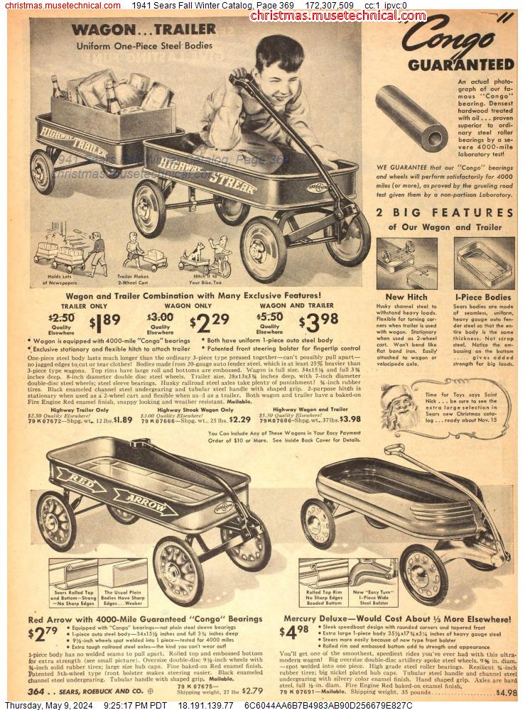1941 Sears Fall Winter Catalog, Page 369