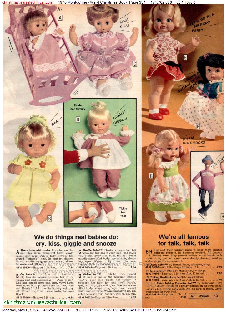 1976 Montgomery Ward Christmas Book, Page 331
