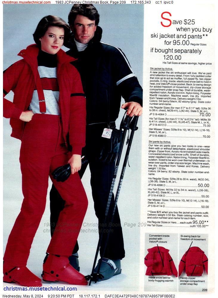 1983 JCPenney Christmas Book, Page 209