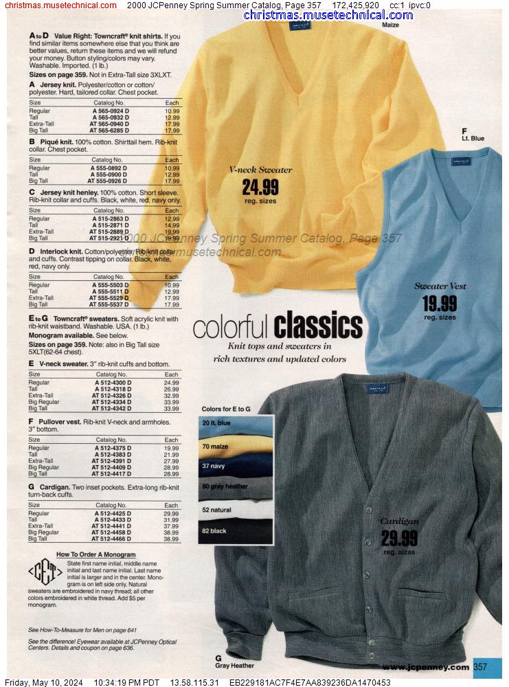 2000 JCPenney Spring Summer Catalog, Page 357