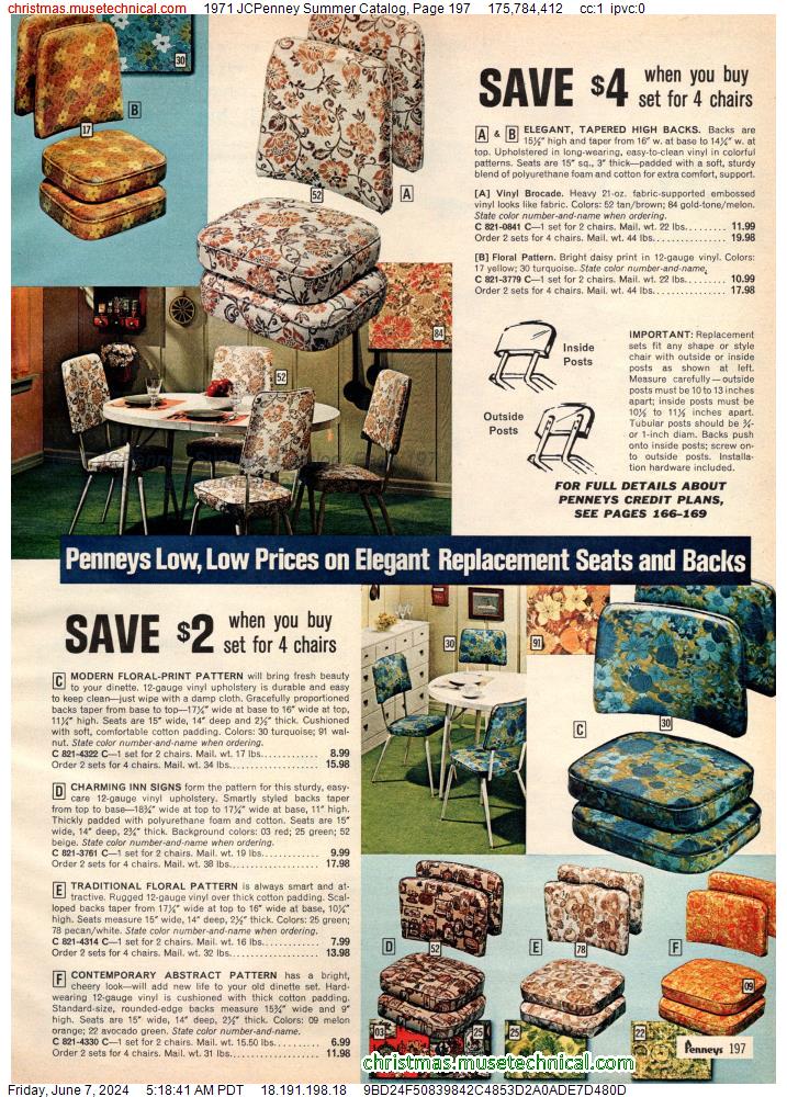 1971 JCPenney Summer Catalog, Page 197