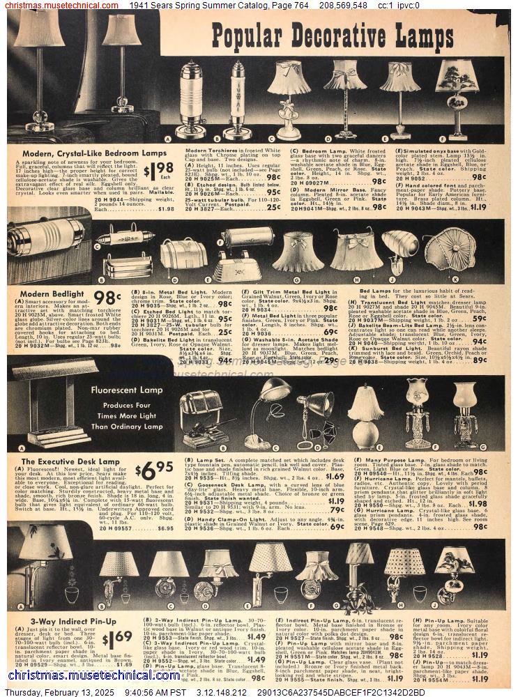 1941 Sears Spring Summer Catalog, Page 764