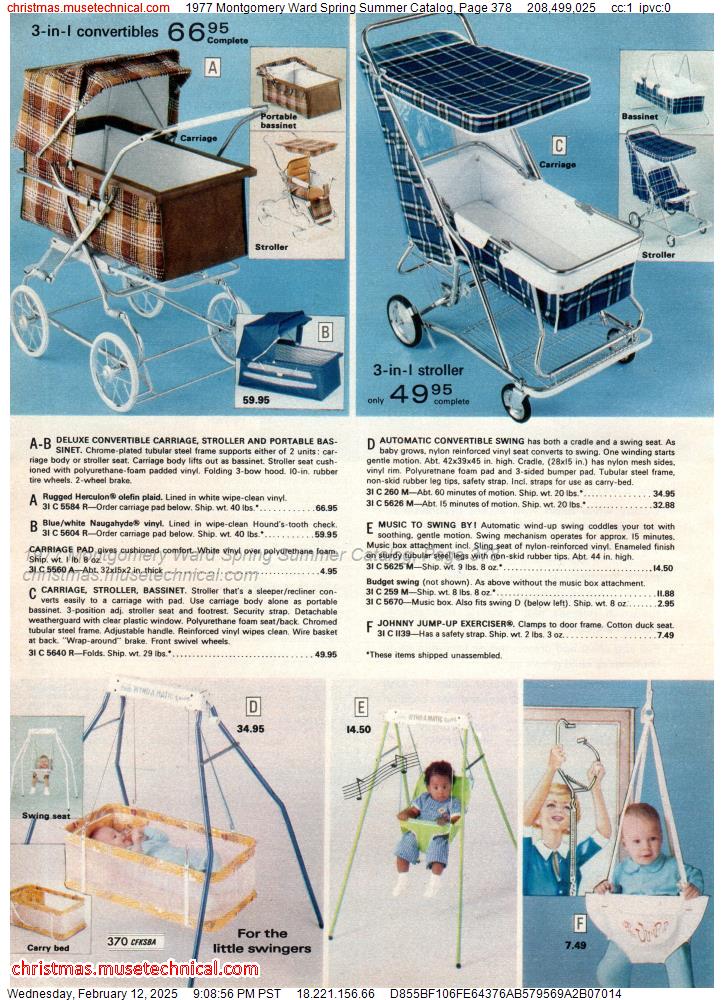 1977 Montgomery Ward Spring Summer Catalog, Page 378