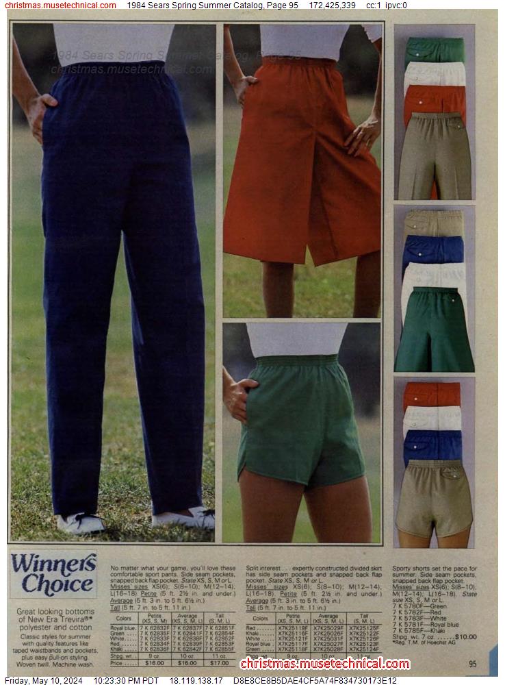 1984 Sears Spring Summer Catalog, Page 95