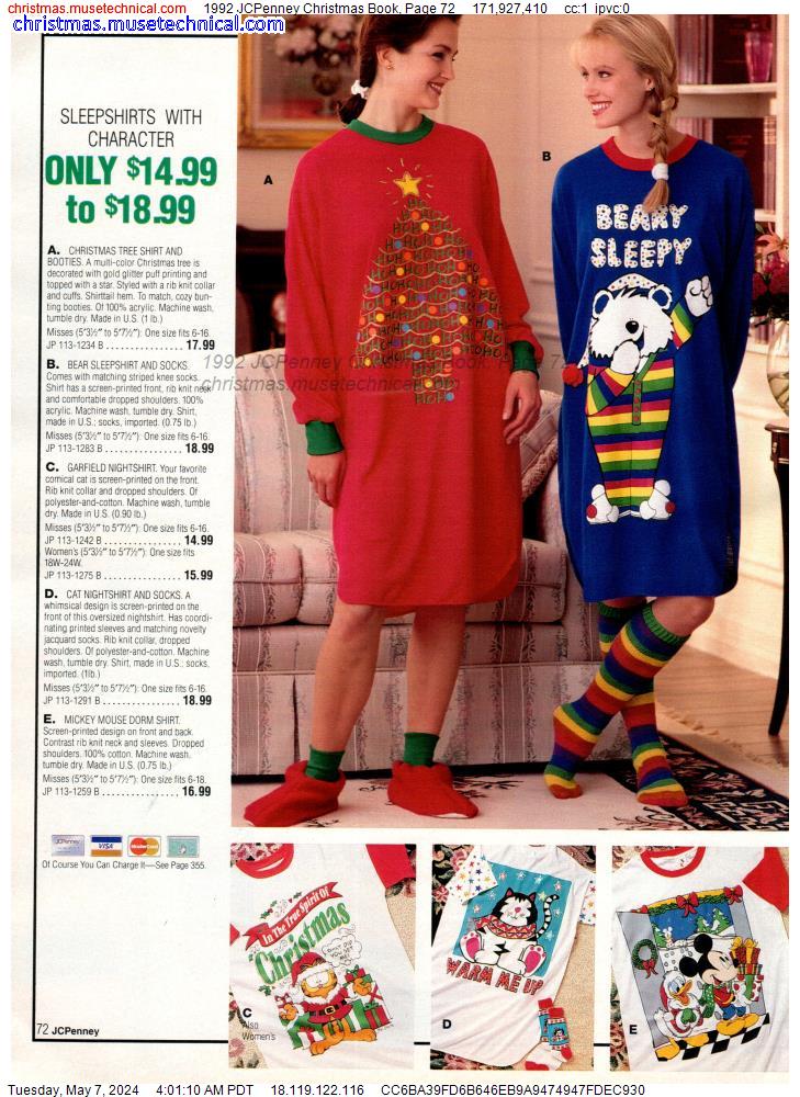 1992 JCPenney Christmas Book, Page 72