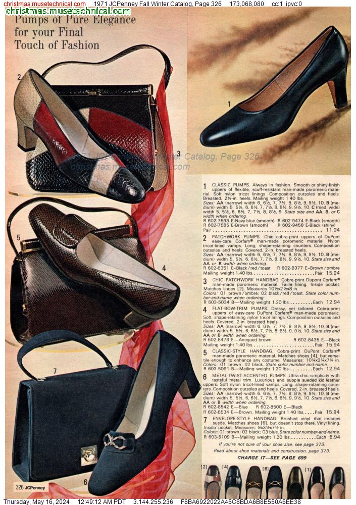 1971 JCPenney Fall Winter Catalog, Page 326