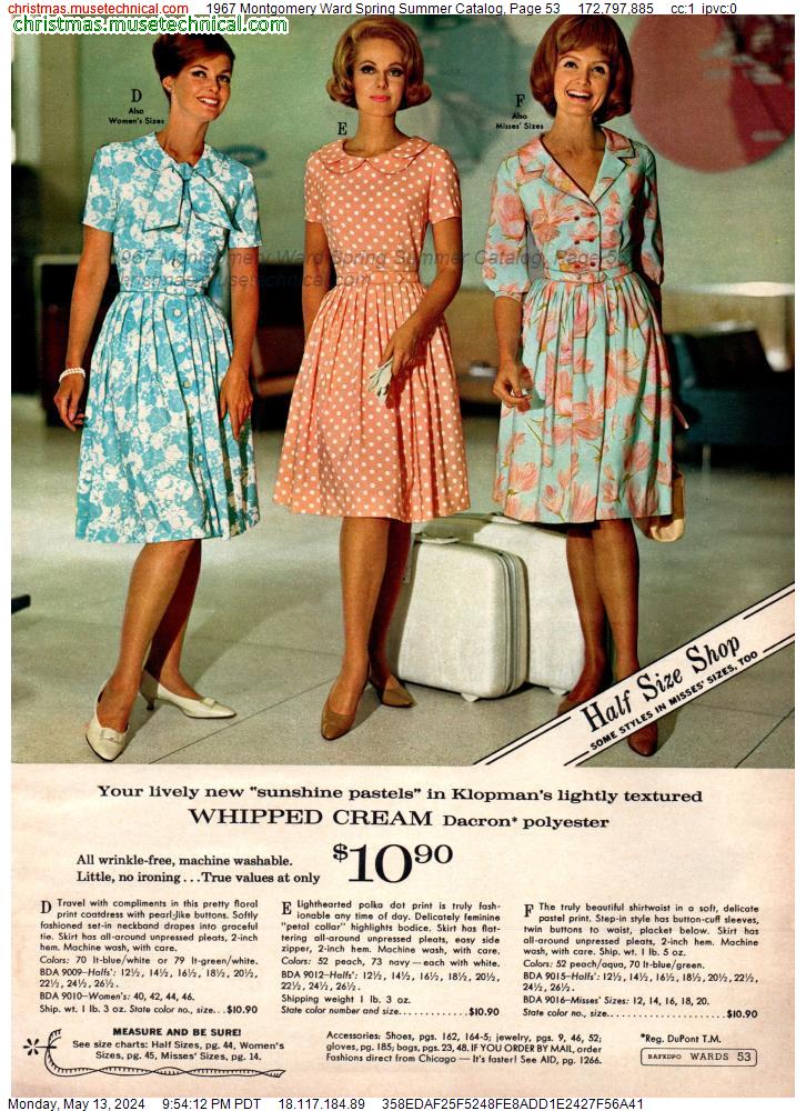 1967 Montgomery Ward Spring Summer Catalog, Page 53