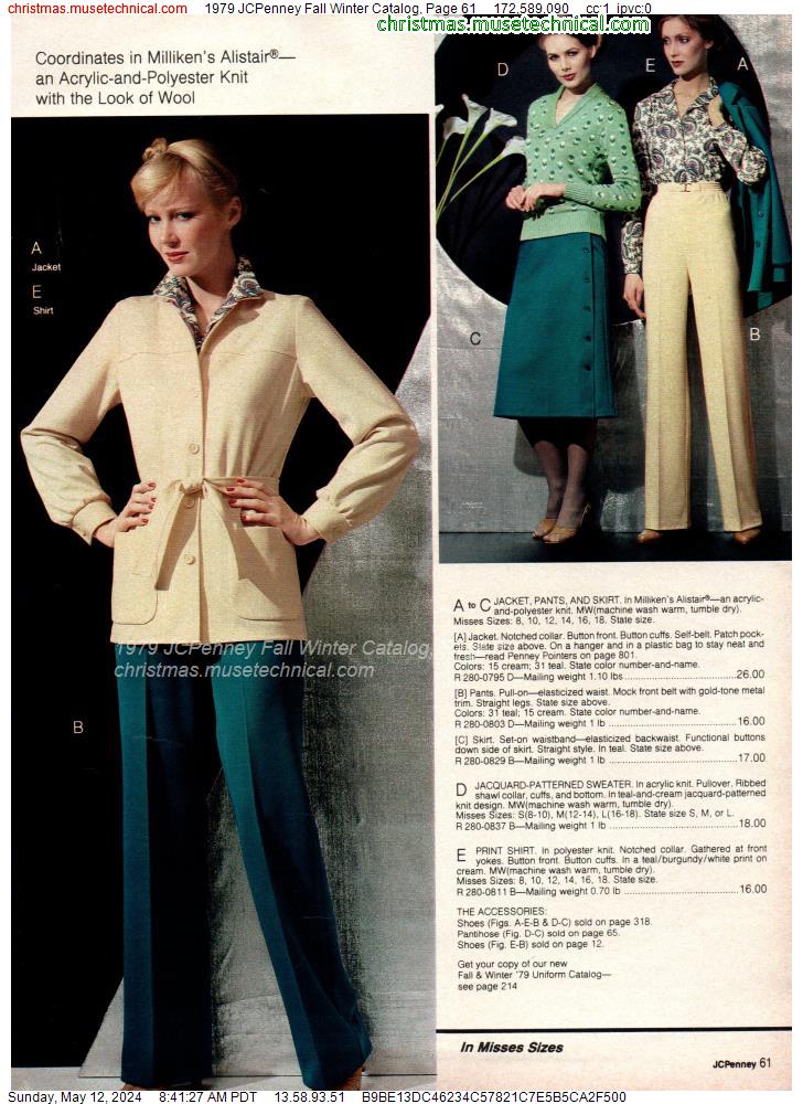 1979 JCPenney Fall Winter Catalog, Page 61