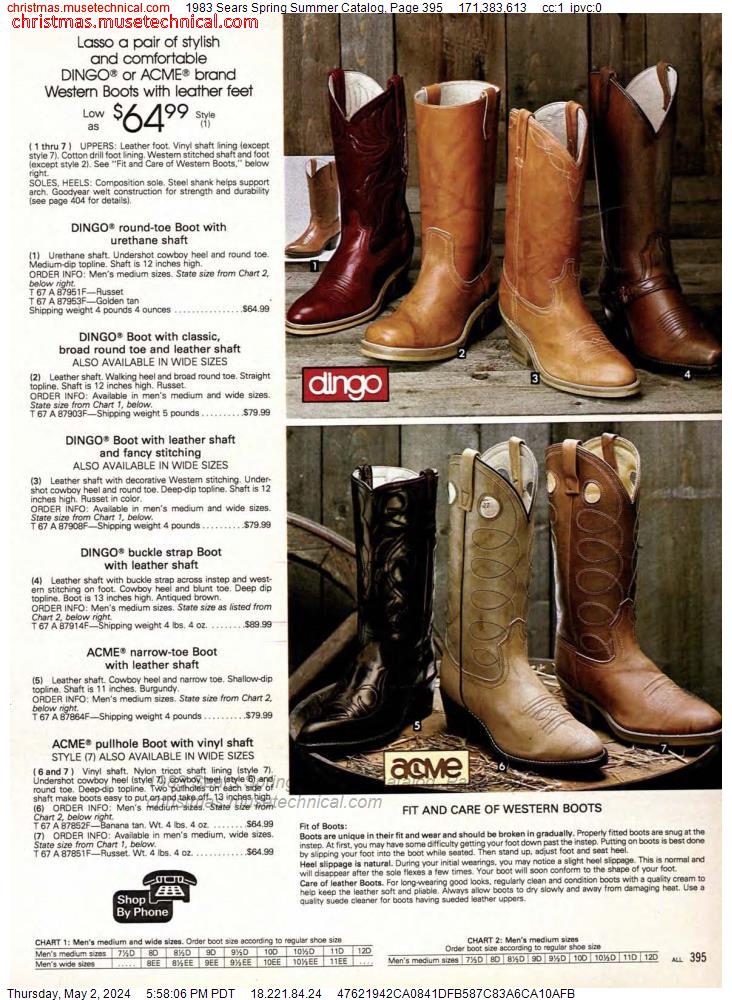 1983 Sears Spring Summer Catalog, Page 395
