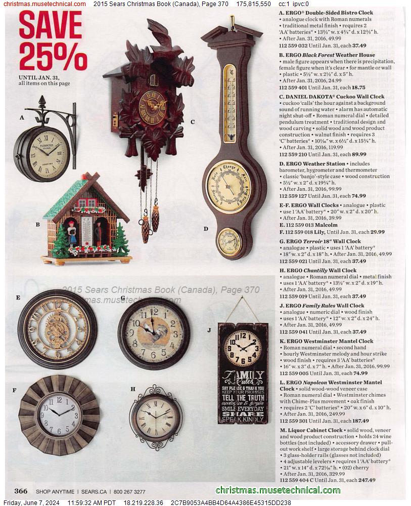 2015 Sears Christmas Book (Canada), Page 370