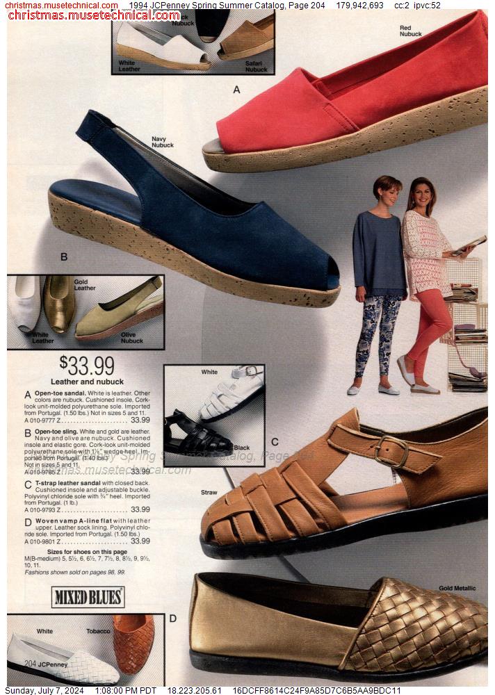 1994 JCPenney Spring Summer Catalog, Page 204