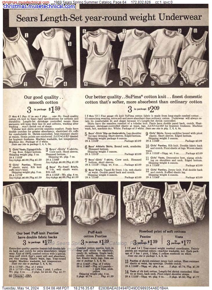 1969 Sears Spring Summer Catalog, Page 64