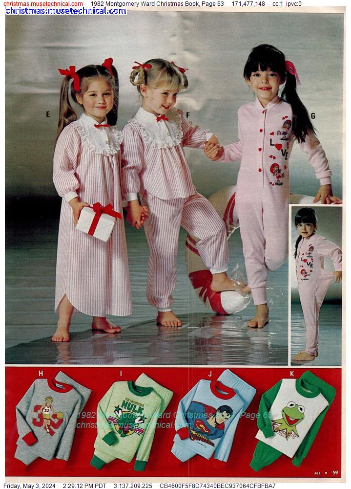 1982 Montgomery Ward Christmas Book, Page 63