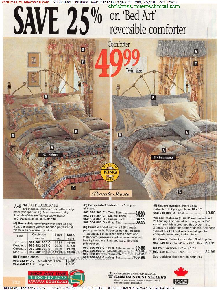 2000 Sears Christmas Book (Canada), Page 734