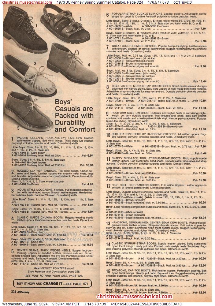 1973 JCPenney Spring Summer Catalog, Page 324