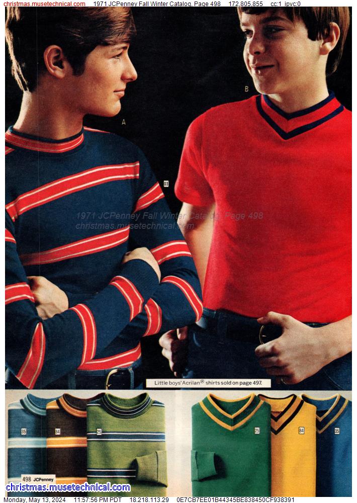 1971 JCPenney Fall Winter Catalog, Page 498