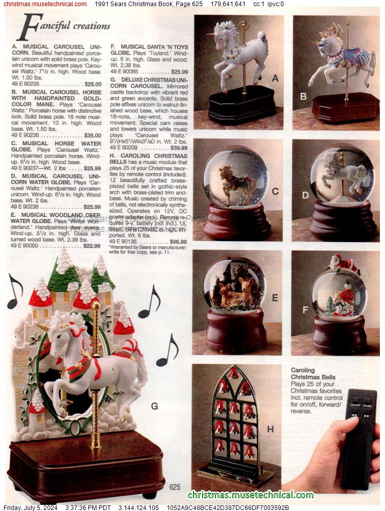 1991 Sears Christmas Book, Page 625