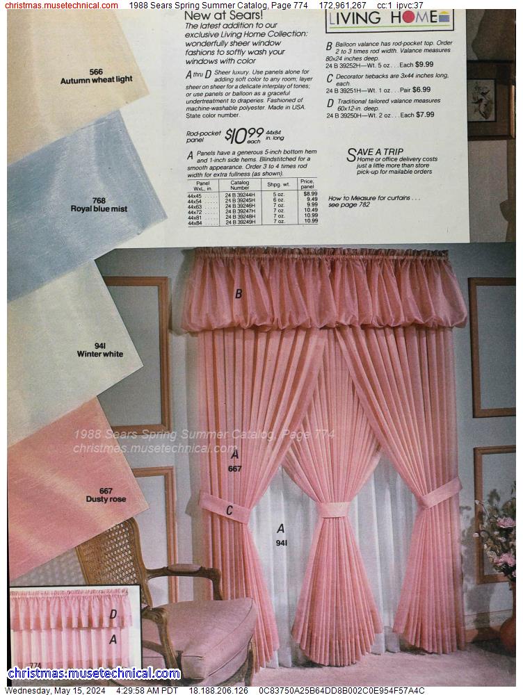 1988 Sears Spring Summer Catalog, Page 774