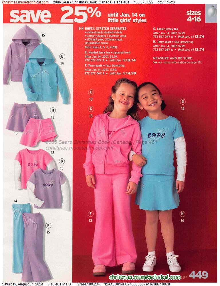 2006 Sears Christmas Book (Canada), Page 461