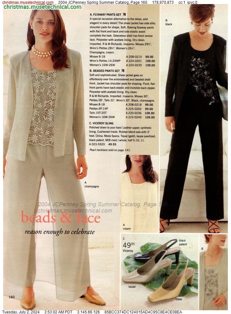 2004 JCPenney Spring Summer Catalog, Page 160