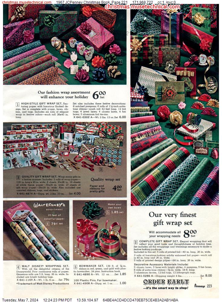 1967 JCPenney Christmas Book, Page 221