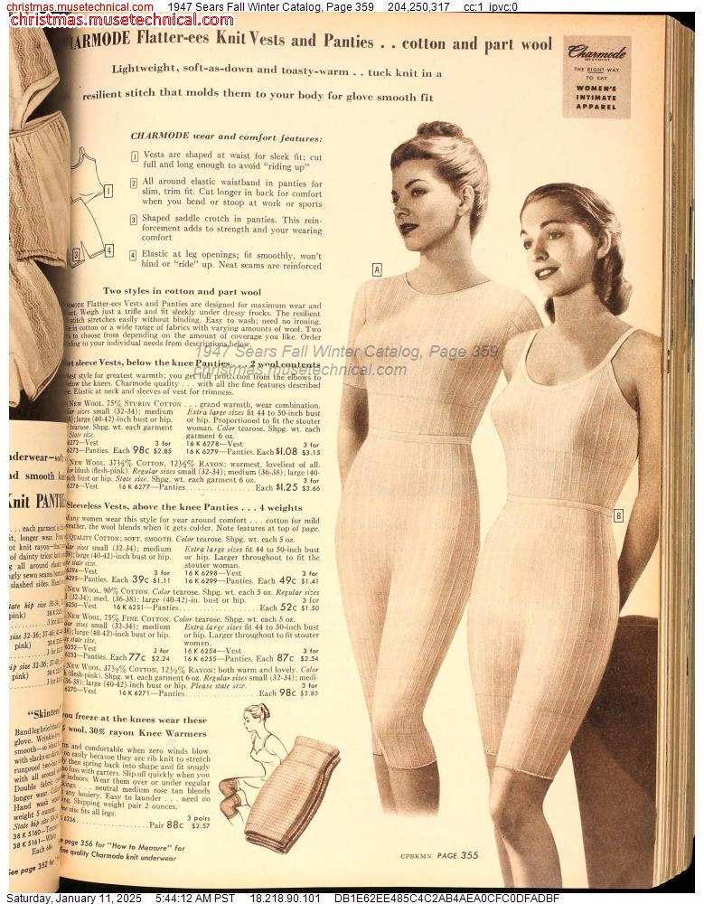 1947 Sears Fall Winter Catalog, Page 359