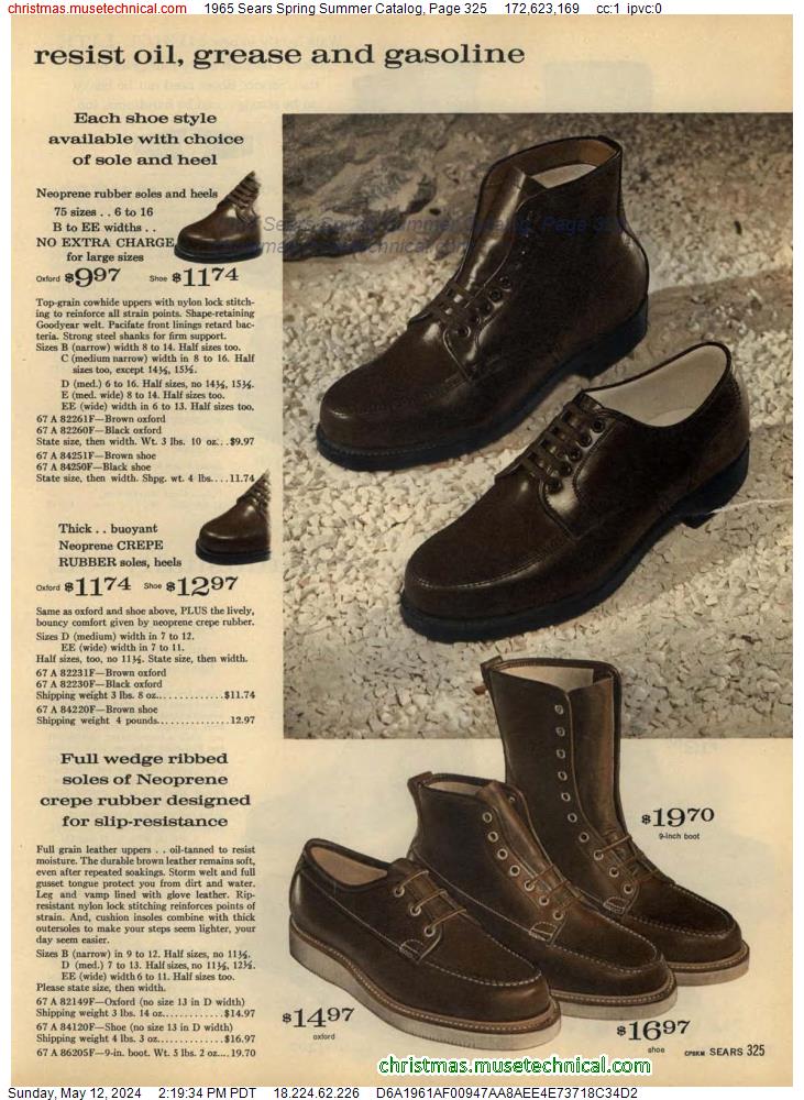 1965 Sears Spring Summer Catalog, Page 325