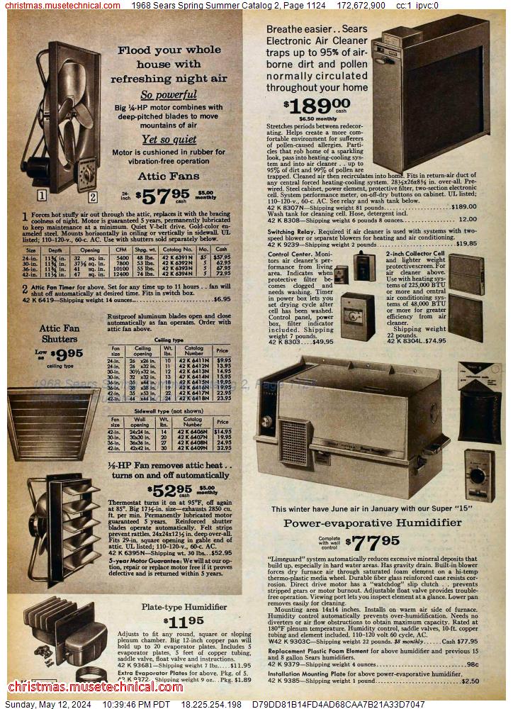 1968 Sears Spring Summer Catalog 2, Page 1124