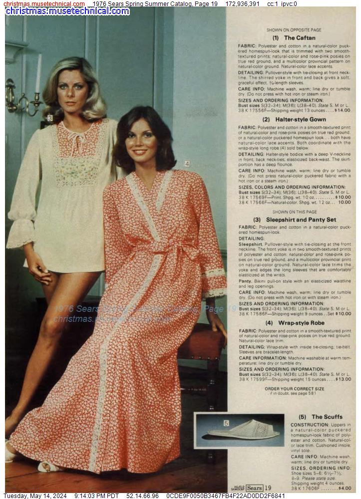 1976 Sears Spring Summer Catalog, Page 19