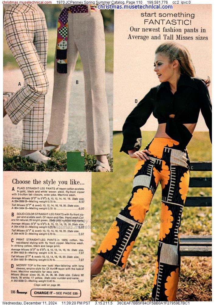 1970 JCPenney Spring Summer Catalog, Page 110