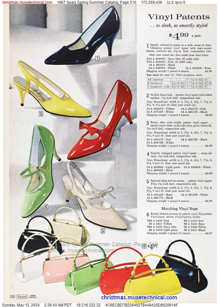 1967 Sears Spring Summer Catalog, Page 310
