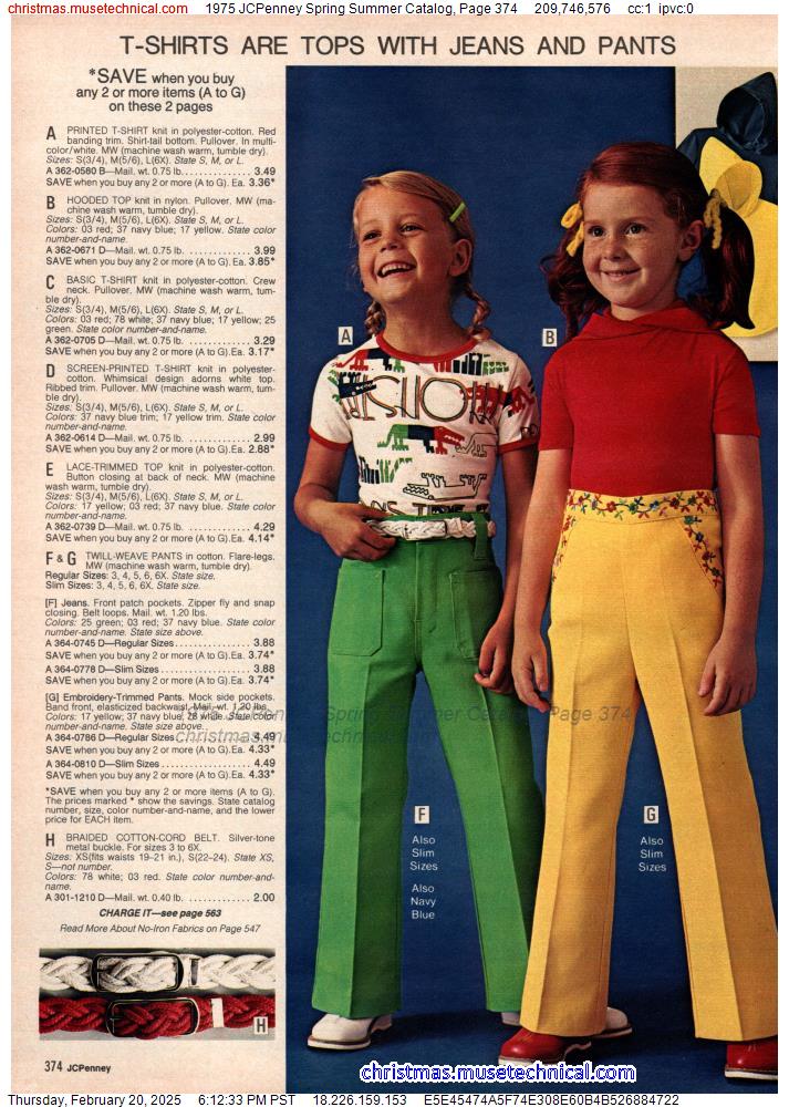 1975 JCPenney Spring Summer Catalog, Page 374