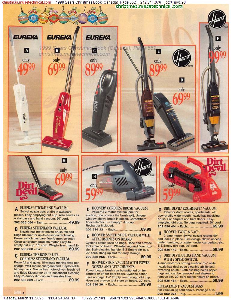 1999 Sears Christmas Book (Canada), Page 552