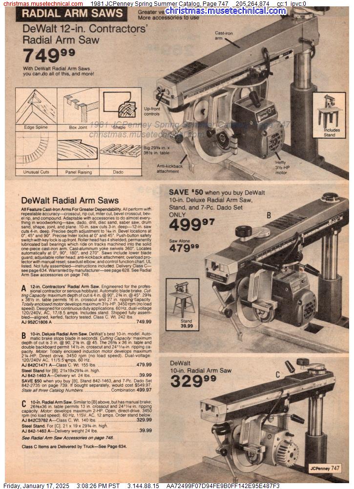 1981 JCPenney Spring Summer Catalog, Page 747