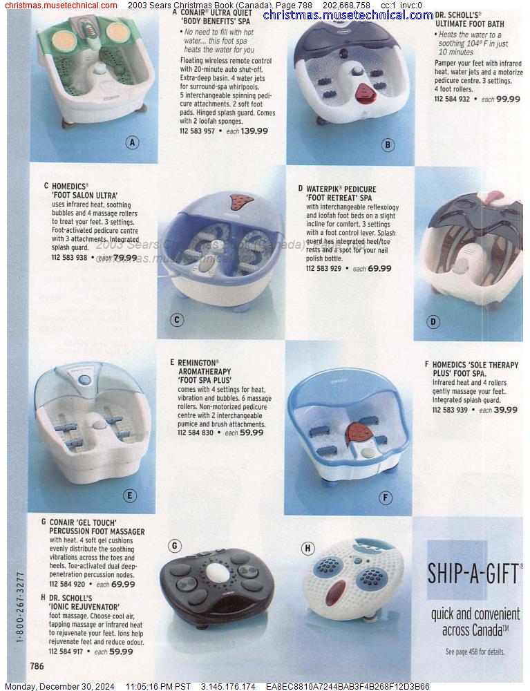 2003 Sears Christmas Book (Canada), Page 788