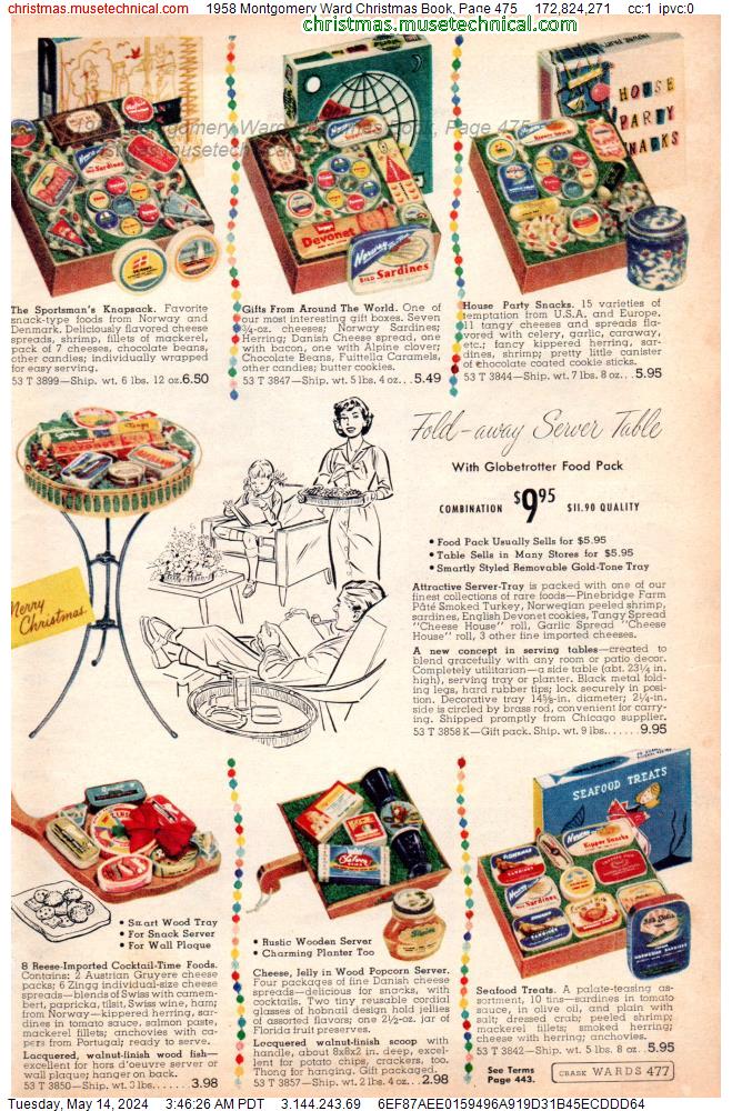 1958 Montgomery Ward Christmas Book, Page 475