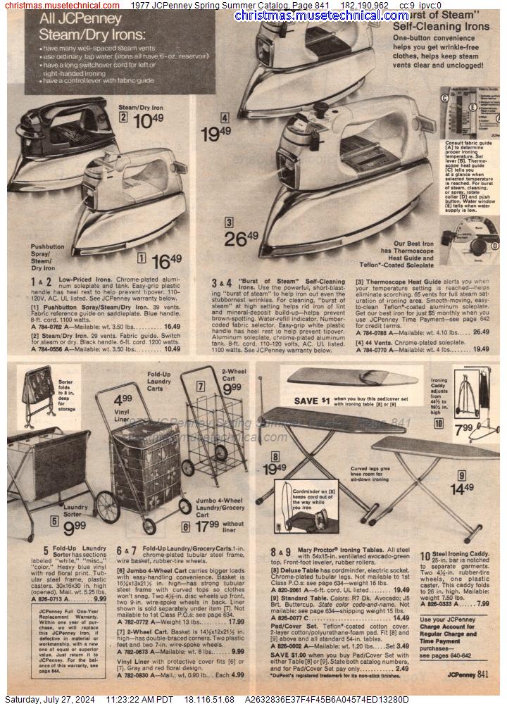 1977 JCPenney Spring Summer Catalog, Page 841