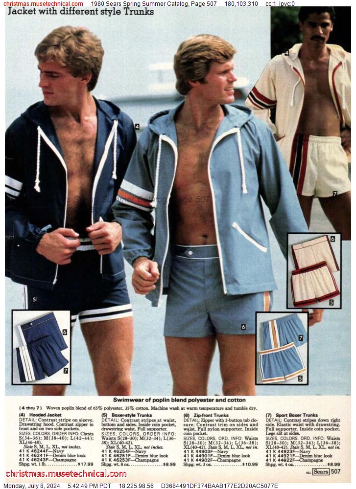 1980 Sears Spring Summer Catalog, Page 507