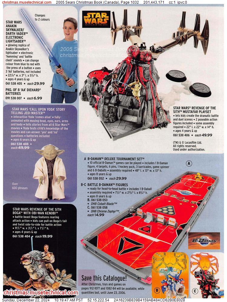 2005 Sears Christmas Book (Canada), Page 1032