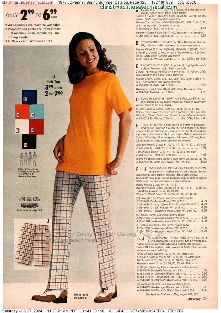 1972 JCPenney Spring Summer Catalog, Page 125