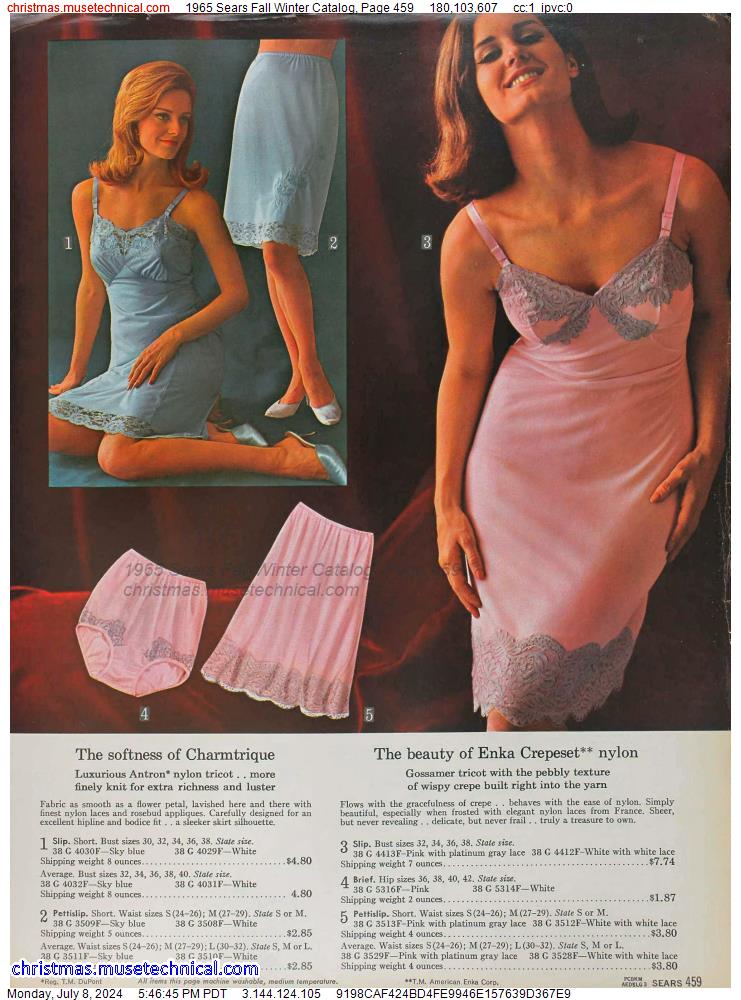1965 Sears Fall Winter Catalog, Page 459