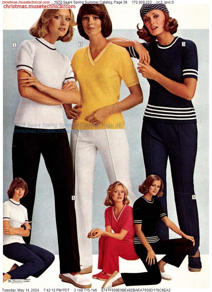 1975 Sears Spring Summer Catalog, Page 36