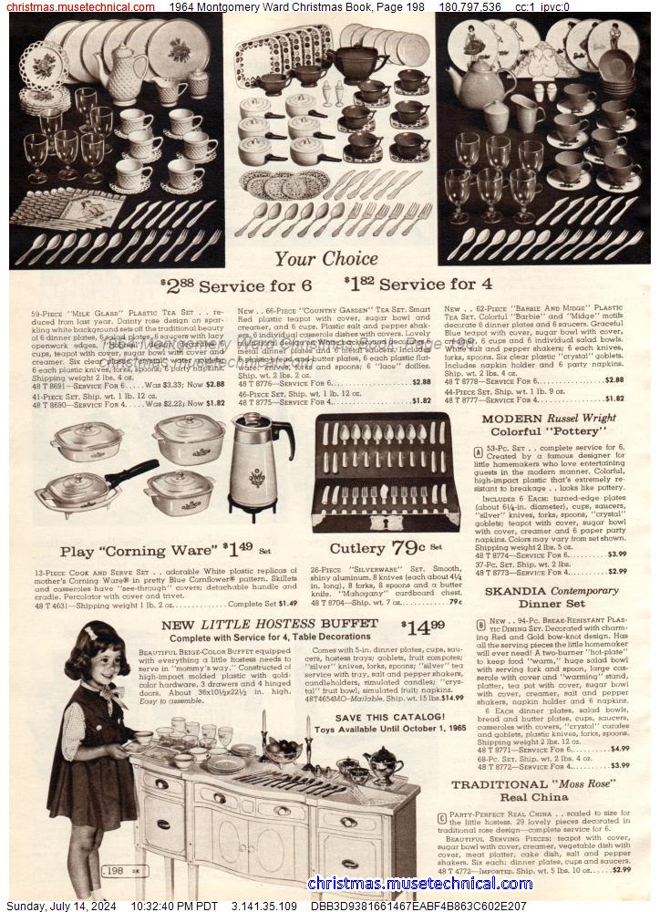 1964 Montgomery Ward Christmas Book, Page 198