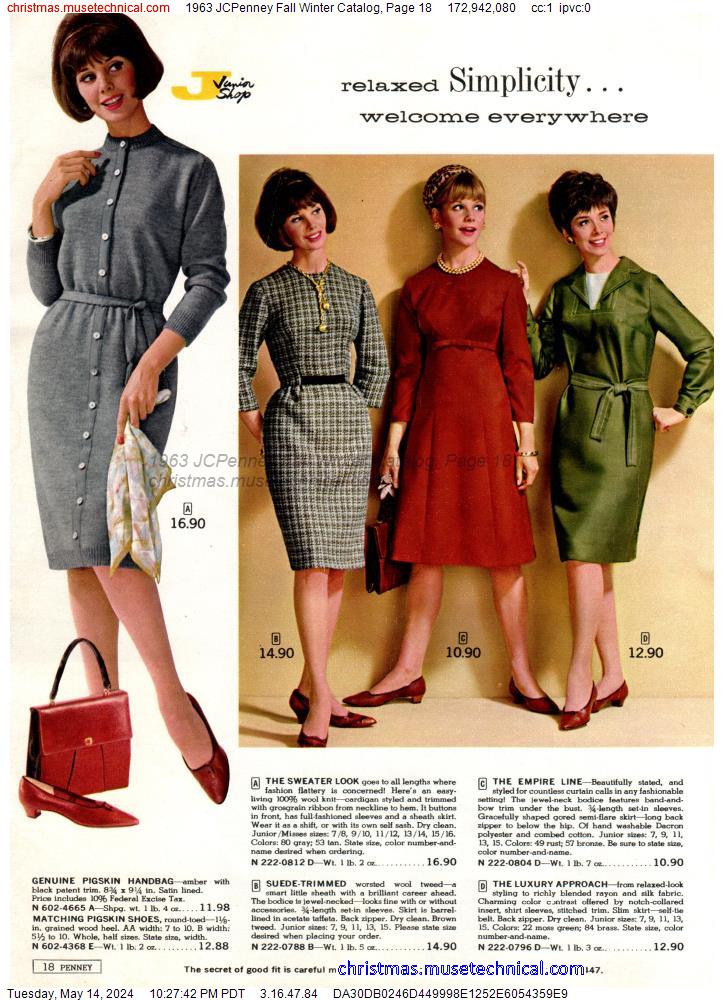 1963 JCPenney Fall Winter Catalog, Page 18