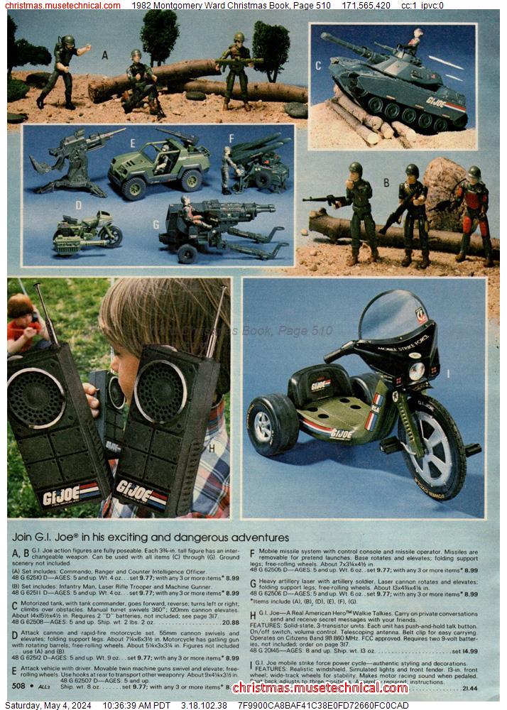 1982 Montgomery Ward Christmas Book, Page 510