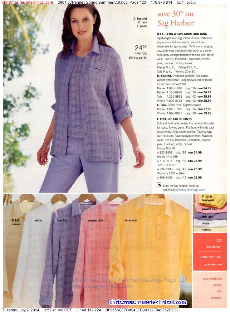 2004 JCPenney Spring Summer Catalog, Page 123