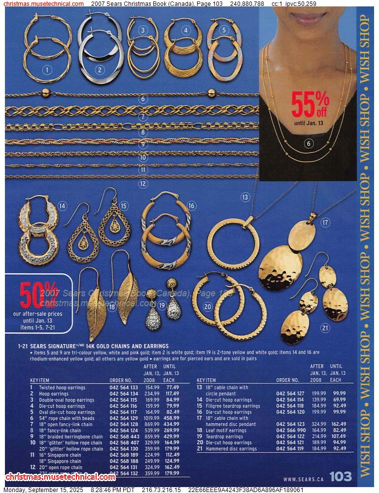 2007 Sears Christmas Book (Canada), Page 103